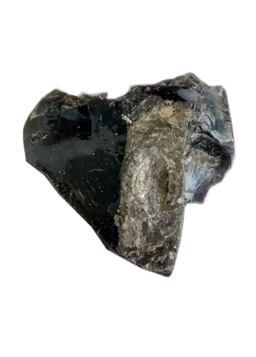 心形玻璃陨石，陨石中的奇石